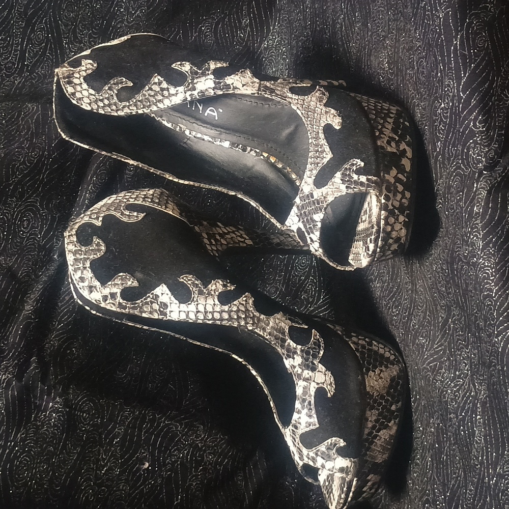 Liliana Snake Skin Stilletos